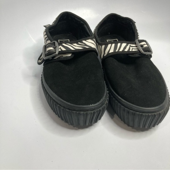 Vans suede & canvas buckle shoes unisex sizing - Picture 3 of 6